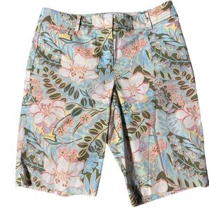 Talbots Floral Bermuda Shorts